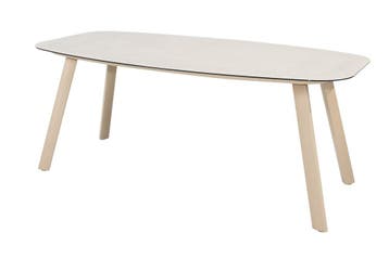 Taste Manolo tuintafel 180x95 cm. - Latte, Verzenden, Nieuw, Rond, Overige materialen