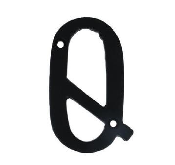 Letter Q Klein IJzer zwart 75 mm, Verzenden, Nieuw