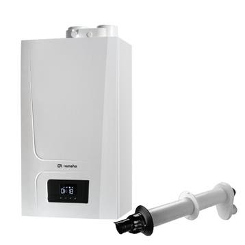Combi-deal Remeha Tzerra ACE Matic 35C CW5 + Muurdoorvoer, Doe-het-zelf en Verbouw, Verwarming en Radiatoren, Nieuw