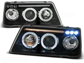 Koplampen Peugeot 205 Angel Eyes zwart, Auto-onderdelen, Ophalen of Verzenden, Nieuw