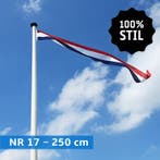 NR 17: Nederlandse wimpel 250 cm marineblauw 100% stil, Nieuw