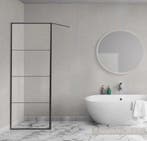 Aqua Vista douchewand Triple 80 x 200 cm, incl. wandbeugel, Ophalen of Verzenden, Nieuw, Glas, Bad