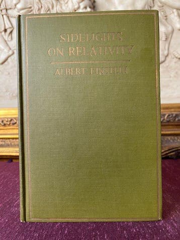 Albert Einstein - Sidelights on Relativity - 1922