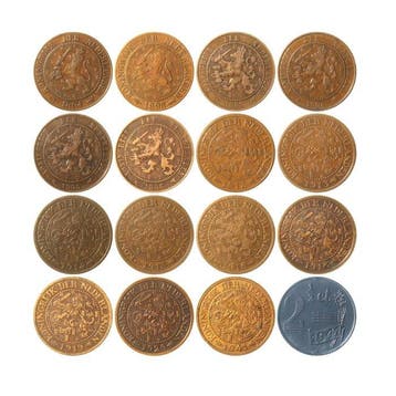 Nederland. Wilhelmina. 2 1/2 Cent 1894 t/m 1941 zink, Postzegels en Munten