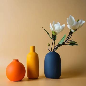 Scandinavische Keramische Vaas Minimalistisch Decoratie, Verzenden, Nieuw