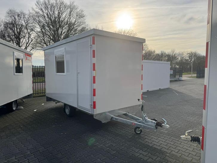 Schaftwagen snelverkeer 4×2 m met berging – nieuw, Doe-het-zelf en Verbouw, Bouwketen en Schaftketen, Nieuw
