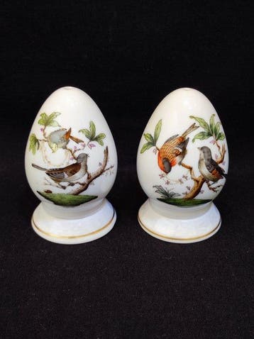 Herend - Zout- en pepervaatjes - 260/RO en 250/RO Rothschild