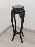 Voetstuk - Hout, Marmer - China