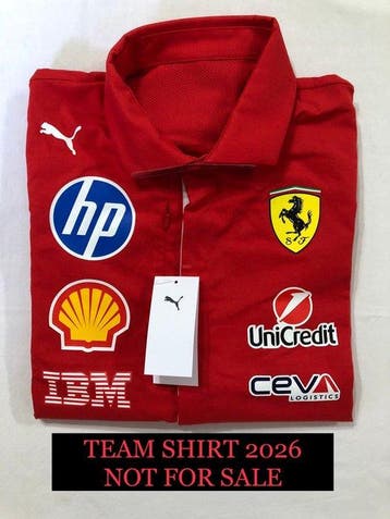 Ferrari HP - Formule 1 - Team Shirt - 2026 - Teamkleding, Verzamelen, Nieuw