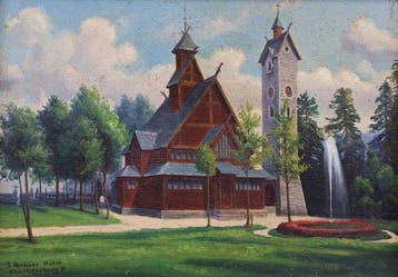 S. Hermann Müller (1876-1931) - Kirche Wang im Riesengebirge