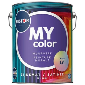 Histor MY color Muurverf Zijdemat Wit 2.5L, Verzenden, Wit, Nieuw, Verf