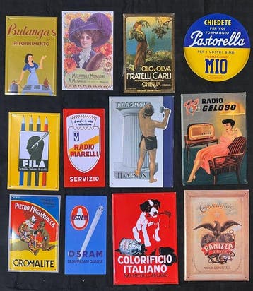 Butangas, Menarini, Fratelli Carli, Locatelli, FILA, Radio