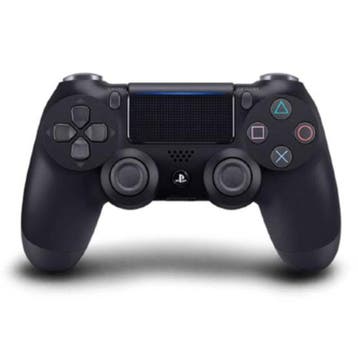Playstation 4 / PS4 Controller DualShock 4 Zwart V2, Spelcomputers en Games, Ophalen of Verzenden, Zo goed als nieuw