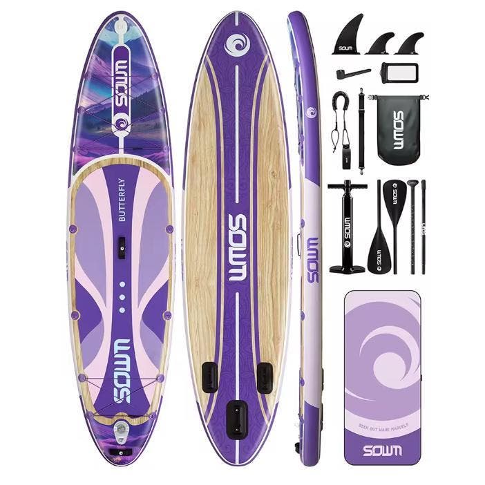 Opblaasbaar SUP board 335 cm stabiel voor vissen set, Watersport en Boten, Suppen, Nieuw, Verzenden