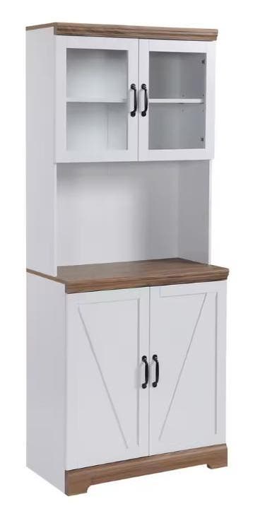 Keukenkast met Glazen Deuren en Aanrecht – 178x72x40 cm, Verzenden, Nieuw