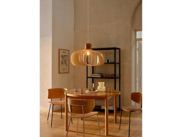 Nordlux Hazo 65 - Hanglamp - 2 lichtpunten - Hout Naturel, Huis en Inrichting, Lampen | Hanglampen, Verzenden, Nieuw