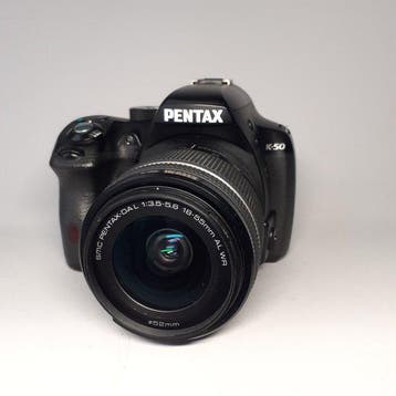 Pentax K-50 + D-AL 18-55 WR Digitale reflex camera (DSLR), Nieuw