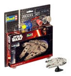 Star Wars Model Kit 1/241 Model Set Millennium Falcon 10 cm, Verzamelen, Star Wars, Ophalen of Verzenden, Nieuw
