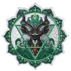 Salomonseilanden. 5 Dollars 2022 Antelope of the 4th Chakra,