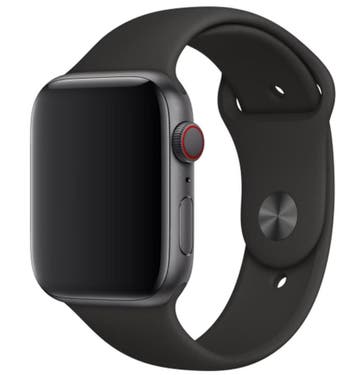 2dekans | Apple Sport Band voor de Apple Watch | 42 mm -, Ophalen of Verzenden, Zo goed als nieuw, Zwart, Apple