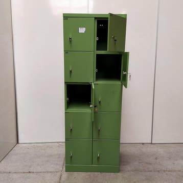 10-deurs LoQit lockerkast - 195x70x50 cm, Ophalen of Verzenden, Nieuw