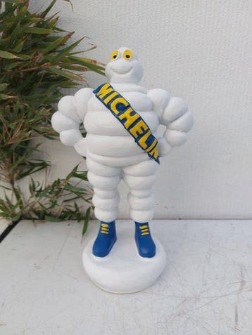Beeld, beeld mascotte banden (bibendum) - 33 cm - polyresin
