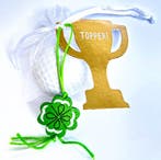 Bedankje/traktatie Veel Geluk Golf Topper, Ophalen of Verzenden, Nieuw, Overige typen
