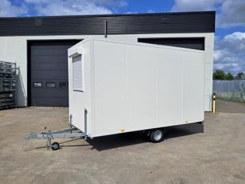 Snelverkeer schaftwagen, Kamato, 4 x 2 meter, Wit, 2026, Nieuw