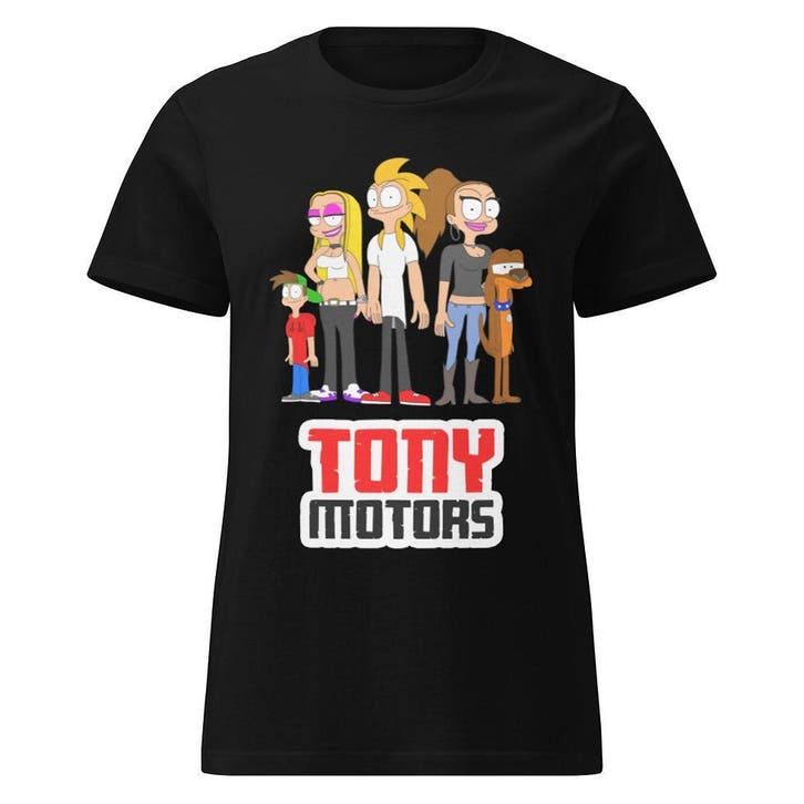 Tony Motors - Women t-shirt, Kleding | Dames, T-shirts, Overige kleuren, Maat 38/40 (M), Nieuw, Korte mouw, Verzenden