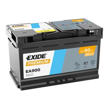 Exide Premium accu | EA900 | 12V 90Ah, Ophalen of Verzenden, Nieuw
