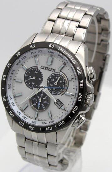 Citizen - Eco-Drive Radio Controlled Chronograph World Time, Nieuw