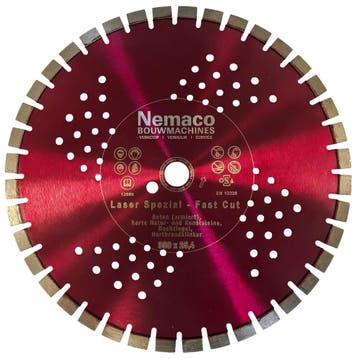 Nemaco diamantzaagblad beton 350 x 25,4 mm extra snel, Ophalen of Verzenden, Overige typen