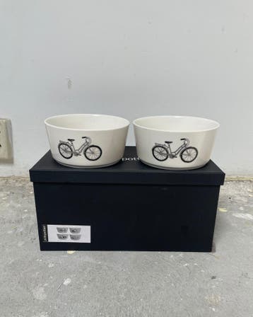 Polspotten Fiets Bakjes Set Van 4 - Borden - Nieuw in, Ophalen of Verzenden, Nieuw, Overige materialen, Bord(en)