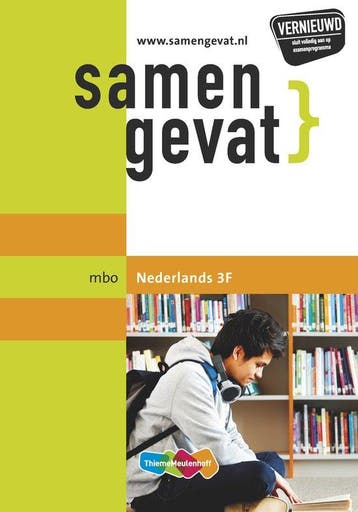 9789006372458 Samengevat MBO Nederlands 3F | Tweedehands, Verzenden, Zo goed als nieuw, J. van Nassau