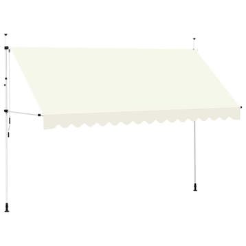Zonnescherm 400cm creme - 52% korting - Retoertje, Nieuw, Ophalen of Verzenden, 250 cm tot 450 cm, Uitvalscherm