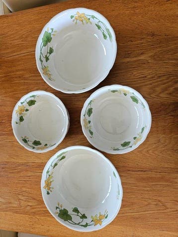 Villeroy & Boch - Schaal (4) - Porselein - 4 diepe schalen