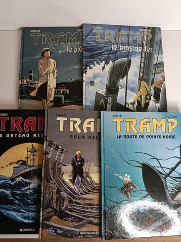 Tramp T1 à T5 - 5x C - 5 Album - Eerste druk - 1993/2002, Boeken, Stripboeken, Nieuw