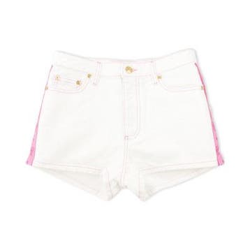 Chiara Ferragni • witte denim shorts • 26, Chiara Ferragni, Verzenden, Nieuw, Wit