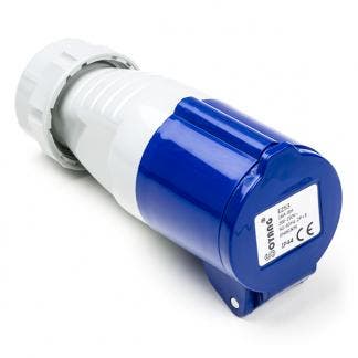 CEE contrastekker | Q-link (Driepolig, 16A, Blauw), Verzenden, Nieuw