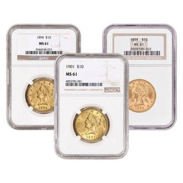 Verenigde Staten. 10 Dollars $10 USD American Gold Liberty