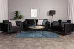 3-zitters bank Annmari -  - Zwart - Polyester Fluweel - Jörn, Verzenden, Nieuw