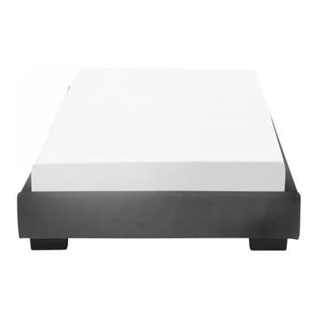 Modern bedframe kunstleer met matras 90x200 zwart, Huis en Inrichting, Slaapkamer | Bedden, Verzenden, Nieuw