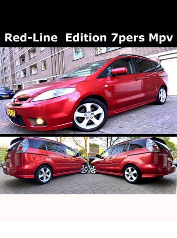 Mazda 5 Katano 1.8i M2007 Rondom Spoiler Navi 7pers Inr Mog, Nieuw, Regensensor, Zilver of Grijs, Benzine