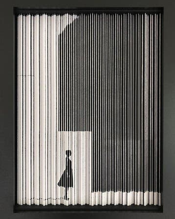 R. Kingmans - Wire sculpture Discretion