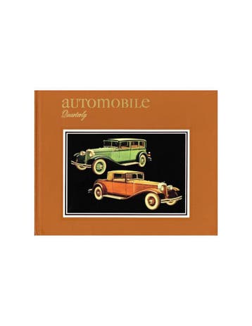 1994 AUTOMOBILE QUARTERLY VOL.32 NO.4 ENGELS, Nieuw, Author