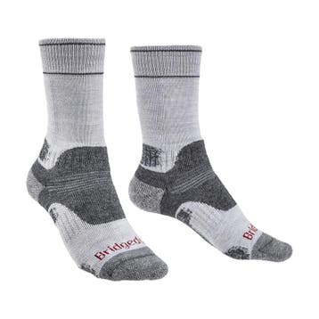 Bridgedale Hike Midweight Merino Crew Wandelsokken  Lichtgri, Verzenden, Nieuw, Kleding
