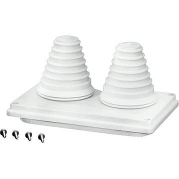 Hensel kabelinvoerflens met 2 montagepluggen tot 72 mm IP55, Verzenden, Nieuw, Overige typen