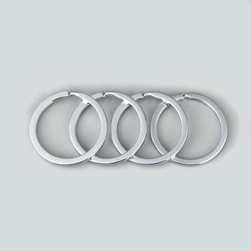 Set van 30 mooie sleutelringen (22-28 mm, kleur 2: zilver), Ophalen of Verzenden, Nieuw