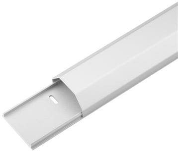Kabelgoot, halfrond aluminium-110 x 5,0 x 2,6 cm / Zilver, Ophalen of Verzenden, Nieuw