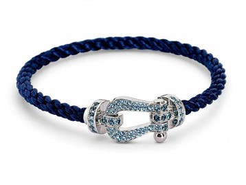 Fred - Armband - Force 10 - 18 karaat Witgoud - 1.03ct. tw., Nieuw